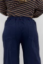 pantalone con elastico in vita couleur